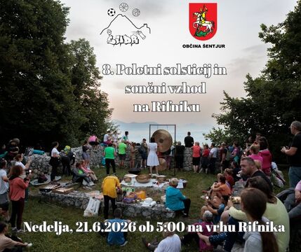 Poletni solsticij in sončni vzhod na Rifniku 2026